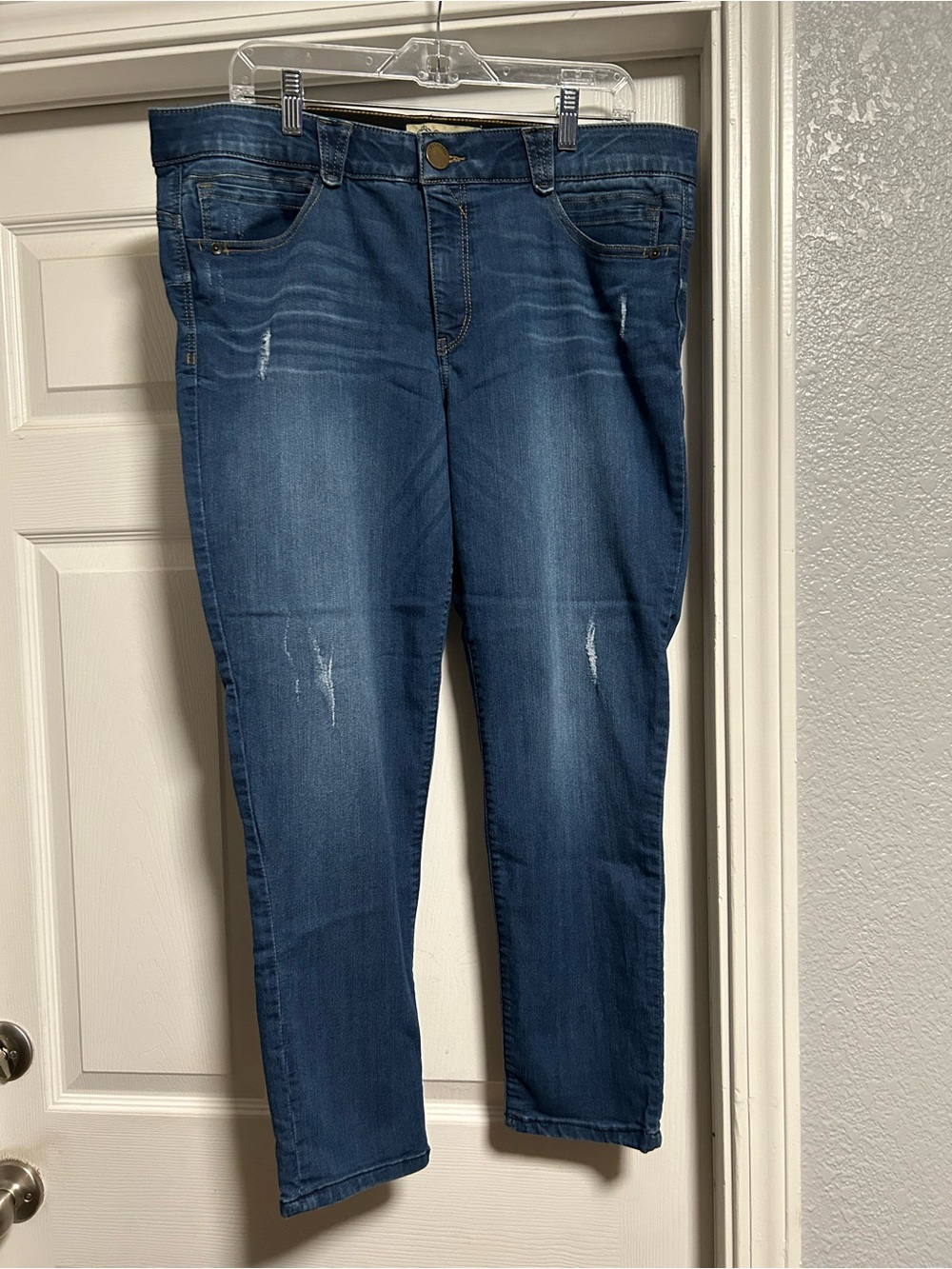 Democracy Women's Blue Stretch Skinny Jeggings
